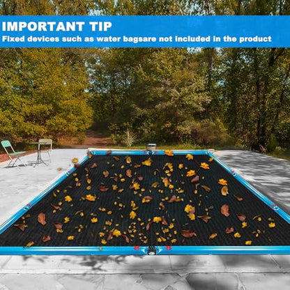 20 x 40FT Pool Leaf Net Cover - Leaf Netting for Inground and Above Ground Rectangle Swimming Pools Fine Mesh Pool Screen, Sunshade - size: 40' x 20' (Rectangular)