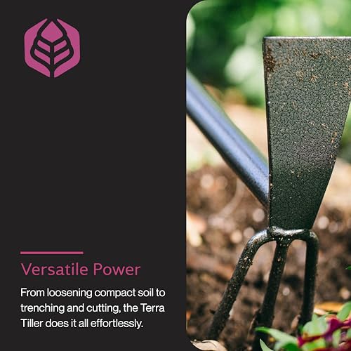 Yard Butler Terra Tiller Hand Cultivator, Rust-Resistant, ITT-4T - style: Tiller