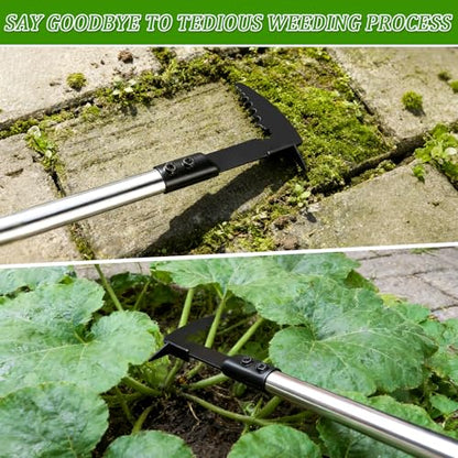 MUDEREK Crack Weeder - Manganese Steel Manual Crevice Weeding Tool