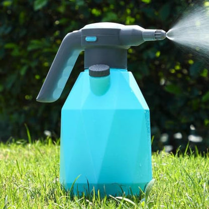 Electric Spray Bottle 3L, Rechargeable Plant Mister with Battery Powered (with Swivel Nozzle) - color: Blue, size: with Swivel Nozzle