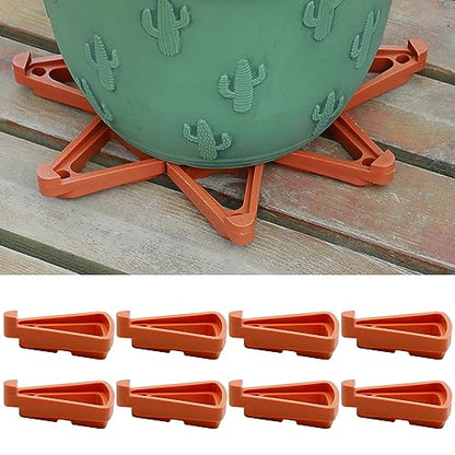 24Pcs Pot Feet for Outdoor Planters Plant Pot Feet Flower Pot Foot Pads Flower Pot Risers for Outdoor Indoor Garden Plants Breathable Moisture-Proof
