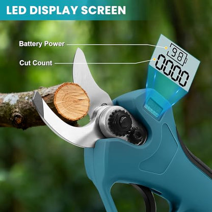 2-in-1 Cordless Pole Pruning Shears for Makita 18V Battery (No Battery) - style: 2 in 1 Blue for Makita 18V