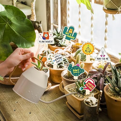 Plant Labels for Outdoor Garden Waterproof, 17 Pack Garden Sign - color: Funny
