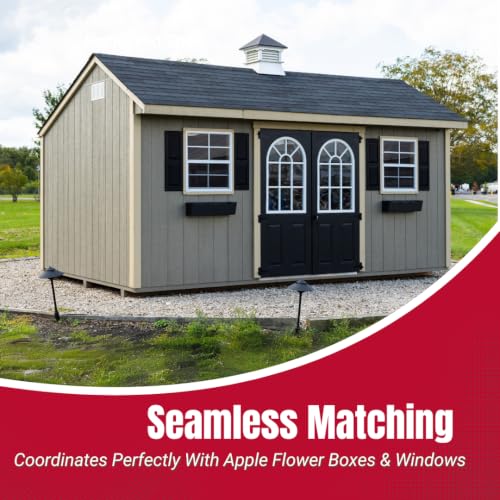 24" x 5" Paintable Flower Box for Shed Windows, 1-Pack
