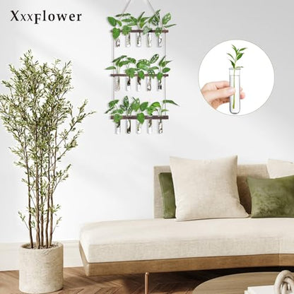 XXXFLOWER Glass Propagation Stations Accessories 4 Tube Vases - size: Size B