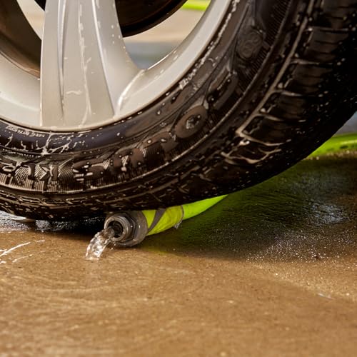 Flexzilla Garden Lead-in Hose with SwivelGrip, 5/8 in. x 3 ft., Lightweight All-Weather Water Hose, Durable and Flexible, Leak-Free Connections - color: Chartreuse, size: 3ft, style: SwivelGrip