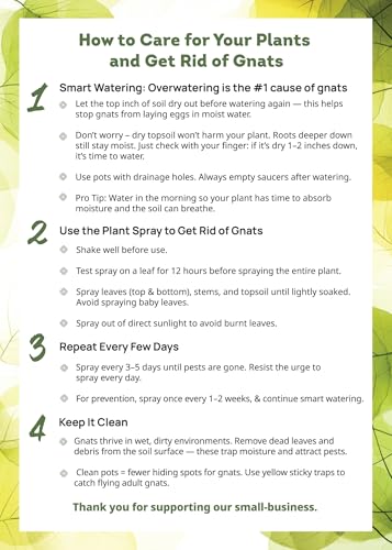 Kate's Garden Plant Spray for Insects & Getting Rid of Gnats (16oz)