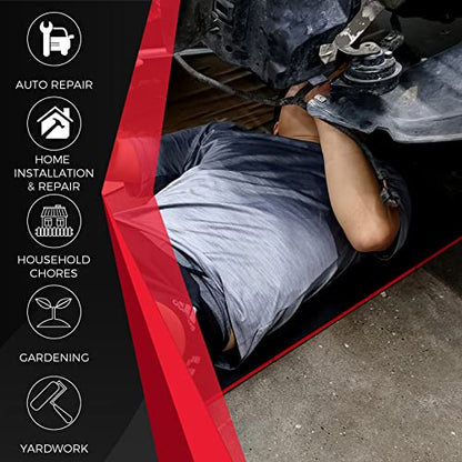 TOMMARS 0.9-Inch Thick Foldable Mechanic Kneeling Pad 44.88 Inches Unfolded - size: 44.8in Length-5-Fold