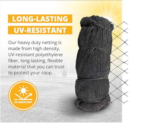 Stromberg's 1" Knotted Netting, Game Bird Netting, 50'x100' - style: 1" Netting - 50' x 100'