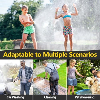 100 ft Stainless Steel Garden Hose - 2026 New Upgraded Metal Water hose - Flexible Water Hoses Pipes with Latex Core, 3/4" Solid Brass Connector - No-Expandable Watering Garden Hoses