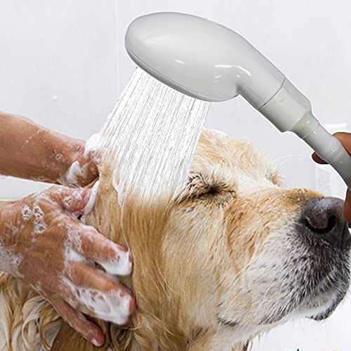 2m/6.56ft Pet Sink Spray Hose Portable Garden/Tub Faucet Sprayer Handheld Hose Faucet Shower for Bathing Baby,Pets,Washing Hair,Rinsing Vegetables - color: White - 2m/6.56ft
