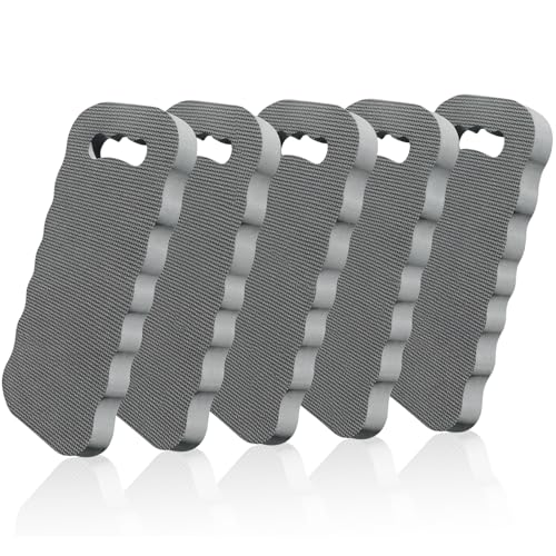 5 Pcs Garden Kneeling Pad, 15.4 x 6.7 Inch, Grey