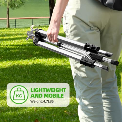 SPECILITE Brass Impact Tripod Sprinkler for Yard Lawn Garden Irrigation - color: Silver, 1-Pack