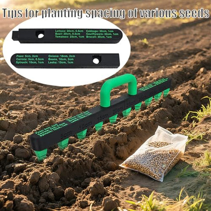 Seed Spreader Tool - Adjustable Detachable Seed Spacer, Seed Planter Tool
