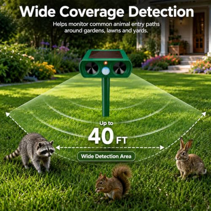 Deer Repellent Devices,2026 Cat Deterrent Outdoor with Motion Sensor 1 Pack