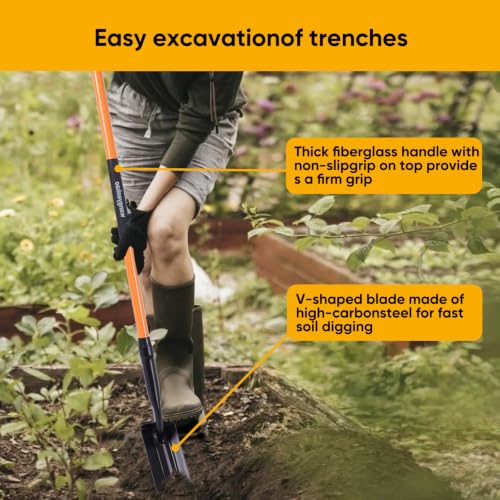 Professional Garden Shovel - style: Trenching Shovel
