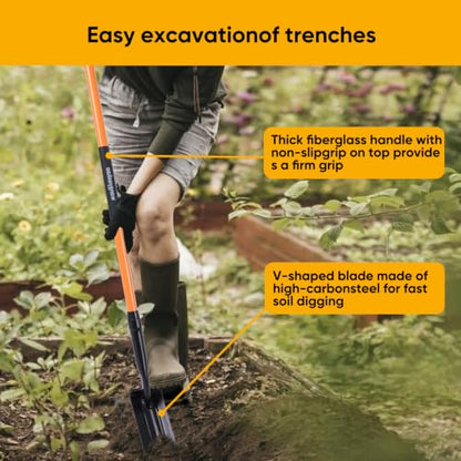 Professional Garden Shovel - style: Trenching Shovel