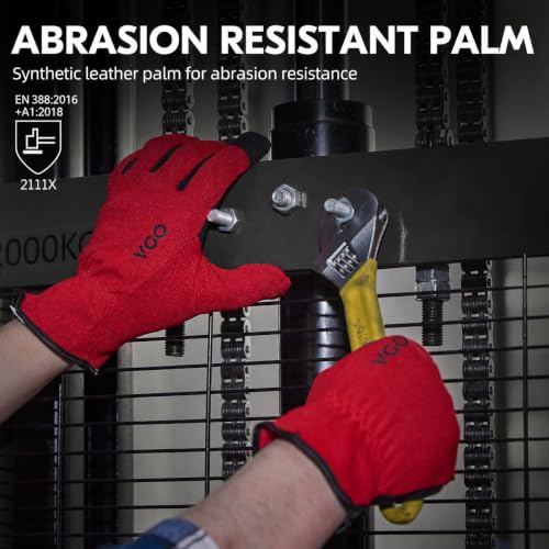 Vgo... 5Pairs Versatile Work Gloves,Gardening Gloves,Light Duty (AL8736) - size: Small
