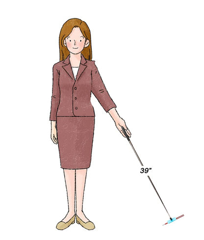 Extendable Reacher Tool – 39” No‑Bend Sticky Pad Grabber for Seniors & Mobility Support – Compact Pickup Tool for Small Items