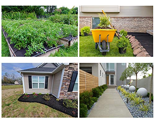 4ft x 30ft Weed Barrier Fabric, Heavy Duty Landscape Fabric Garden Cloth - size: 4ft x 30ft