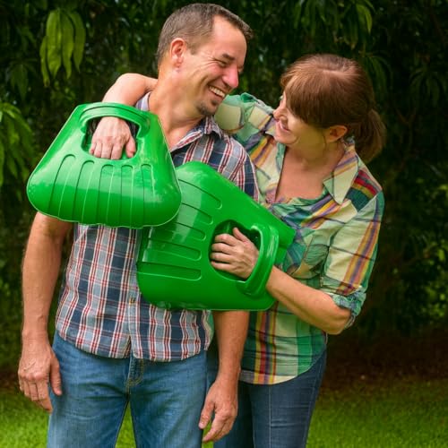 GARDEASE Leaf Scoops, Ergonomic Large Hand Held Rakes for Yard (1 Pair)