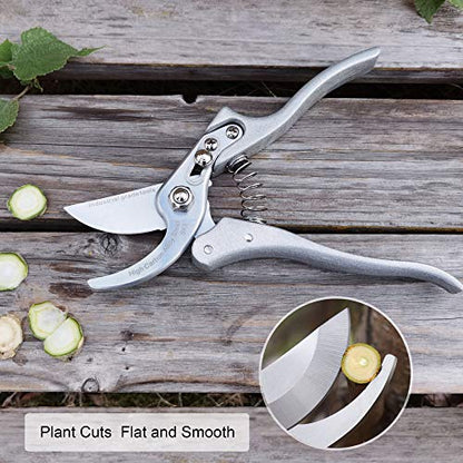 TONMA 8.1" Pruning Shears, Made in Japan, Garden Scissors & Clippers, TP-1 - size: 8.1 inches