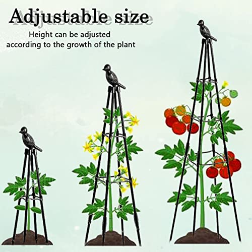 Garden Trellis, 47" Plant Trellis Support Plant Stand for Climbing Plants Outdoor and Indoor Trellis, Potted Plants Flowers Vegetables and Vines, Tomato Cage Tower - 2 Pack