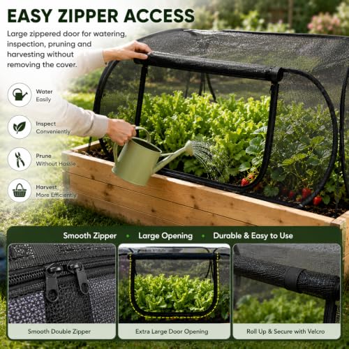 Planter Raiseds Bed Garden Covers, Garden Netting, 2 Pcs, 30% Sun Shade