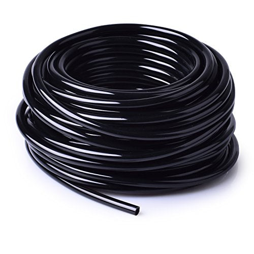 MIXC 50FT 1/4" Irrigation Tubing, 0.27" OD x 0.15" ID Drip Irrigation Hose - size: 50FT