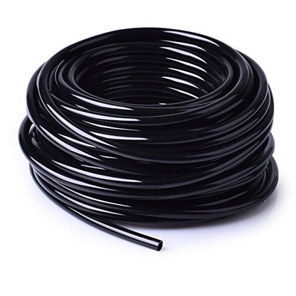 MIXC 50FT 1/4" Irrigation Tubing, 0.27" OD x 0.15" ID Drip Irrigation Hose - size: 50FT