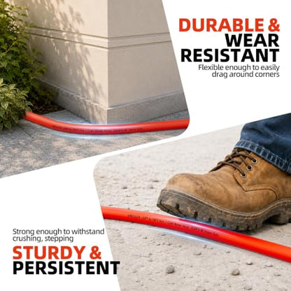 SPECILITE 5-layer 5/8" Hot/Cold Garden Water Hose 25ft, Burst 1200psi - size: 25FT