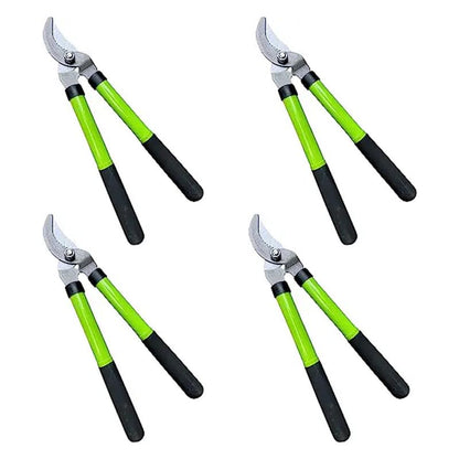GARDEN GURU Bypass Loppers Tree Trimmer Clipper – Compact 15-inch High Carbon Steel Blade Gardening Loppers Pruning Shear Comfort Grip Handles Heavy Duty Branch Cutter Thick Branches w Ease (4 Pack) - size: 4 Pack, style: Bypass Loppers