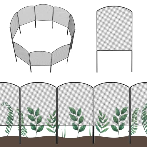 Mesh Decorative Garden Fence Fencing 24in (H) x 10ft (L) Dog Animal Barrier