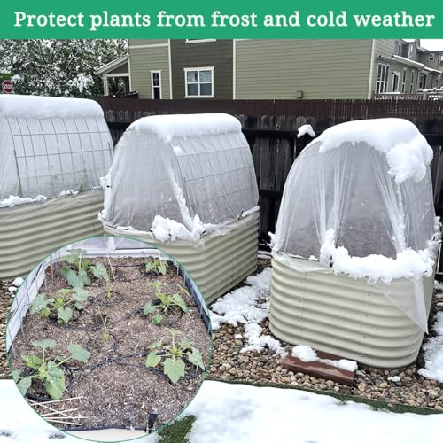 Plant Covers Freeze Protection with Ultra Fine Mesh Reusable Floating Row Cover for Plants Vegetables Flowers Fruits Frost Sun Protection 1.2oz/yd² (8x20ft) - size: 8x20ft