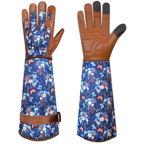 DLY Garden Gloves for Women,Gardening Gloves,Garden Gift for Lady,Brown,S - color: Brown, size: Small