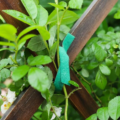 Green Nylon Plant Ties Reusable Cable Hook Loop Organizer Strap Support Double Side Fastener Tape Home Garden Accessories (1roll,10m*1cm) - color: 1roll,10m*1cm