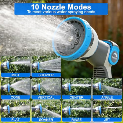 Retractable Garden Hose Reel 1/2 in x 100 ft Wall Mount, Auto Rewind - color: Light Gray, size: 1/2 in x 100 ft