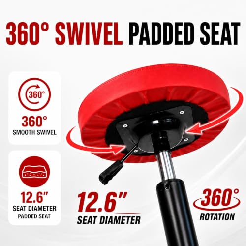 PowerSmart 330 LBS Capacity Roller Seat with 18"-23" Adjustable Height