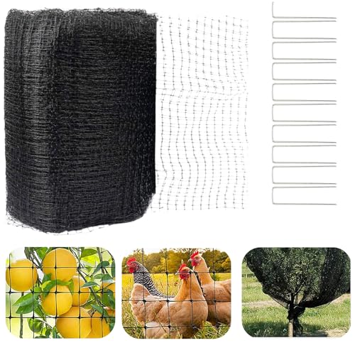 Bird Netting for Garden, Deer Fence Netting, Suitable for Protecting Vegetables and Fruit Trees, Protection Against Birds, Deer, Squirrels, and Poultry (7 * 50 Feet(2.1 * 15 Meter)) - size: 7*50 Feet(2.1*15 Meter)