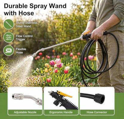 307479001 29" Stainless Steel Trigger-Type Sprayer Boom and Hose for Ryobi