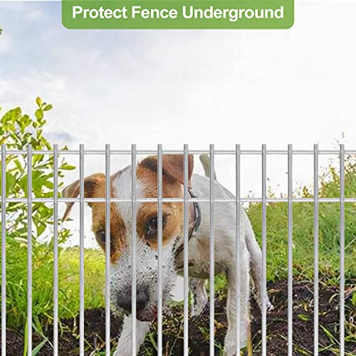 Animal Barrier Garden Fence Stainless No Dig Fence 10Pack, 24x15in - size: 24x15 IN