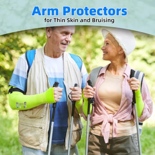 Schwer 10 Pairs 18in A6 Cut Resistant Arm Sleeves for Gardening, S901 - color: Yellow, size: 18 In-10 Pairs