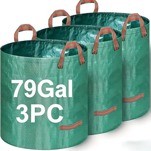 Yard Waste Bags, Recycling Collapsible Garden Weed Leaf Bags (79 Gallon Round) - color: 79 Gallon Round