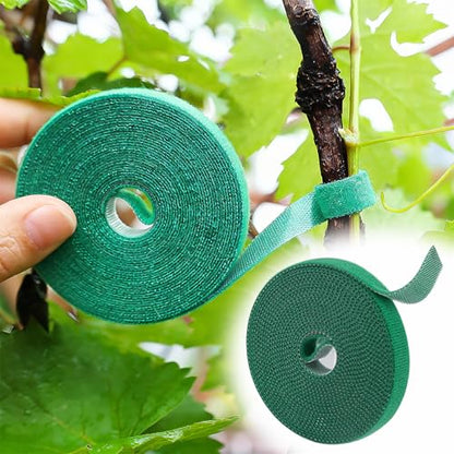 2Pcs Green Garden Tie, Plant Supports for Effective Growing, Reusable and Adjustable, Plant Ties for Branches Flowers (10M) - color: 10m
