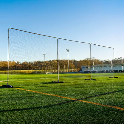QuickPlay 12ft Soccer Barrier Net System - Ball Stop Backstop Netting - size: 36x12'