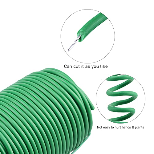 KINGLAKE GARDEN Soft Plant Ties for Support Plant Wire 3.5mm 65.6 Feet