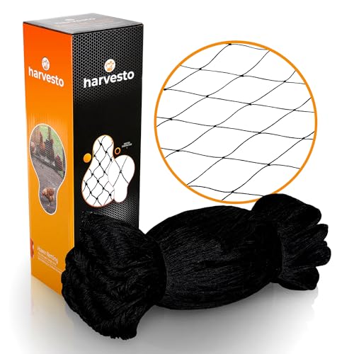 Harvesto Heavy Duty Bird Netting for Chicken Coops & Runs | Tree & Garden Netting Mesh 1-1/2" | Keep Hawks, Birds & Predators Away | Bird Netting for Blueberry Bushes, Vegetables & Fruit (25' x 25’) - size: 25' x 25' x 1.5"
