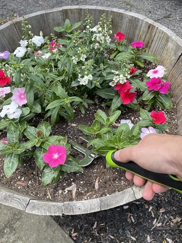 Garden Guru Stainless Steel Hand Weeder Fork Tool – Rust Resistant Stainless Steel – Ergonomic Handle – Great for Planting, Spreading Mulch, Weeding, Loosening & Transplanting Soil - size: 1 Pack, style: Stainless Steel