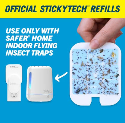 Safer Home Flying Insect Trap Official Refills - size: 6 Safer Home Glue Cards