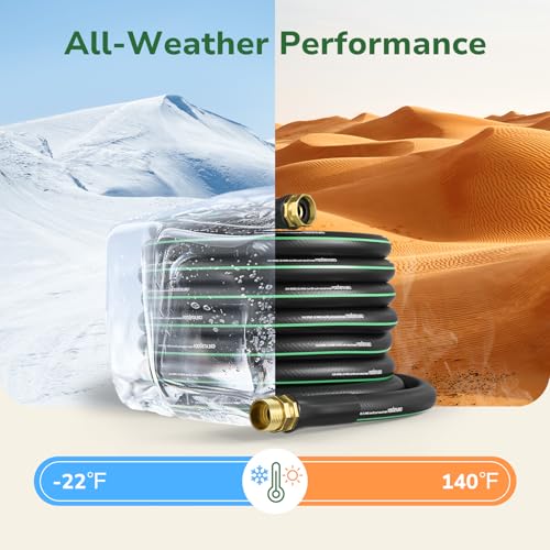 GreatBuddy Garden Hose 75ft, 5/8" Heavy Duty Water Hose, - size: 75ft